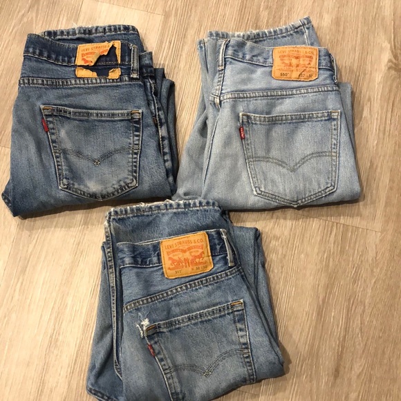 Levi's Other - 3 PAIRS Men’s 550 32x32 Levi Strauss & Co Jeans